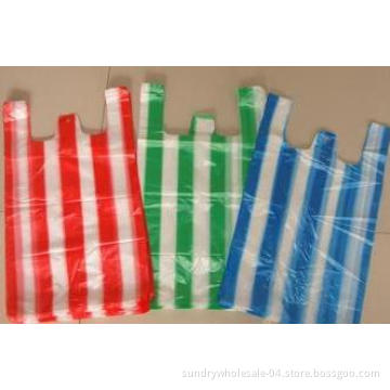 HDPE Plastic T Shirt Shopping Bag for Super Market